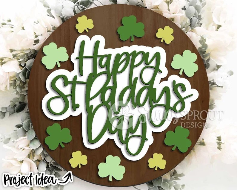 Happy St. Patty's Day Door Hanger DiY