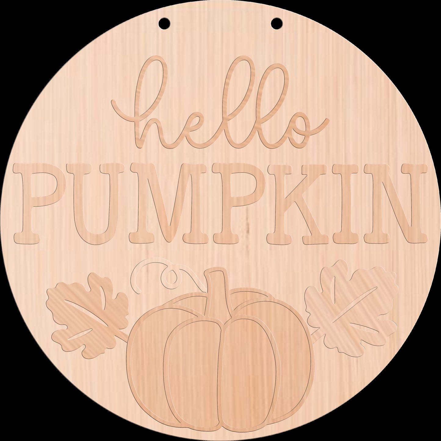Hello Pumpkin Door Hanger DiY