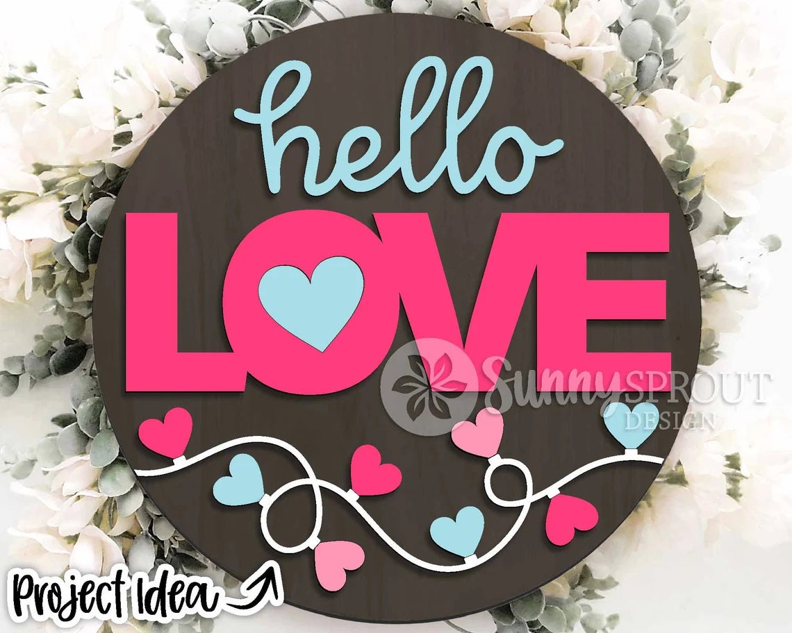 Valentines Door Hanger Kit