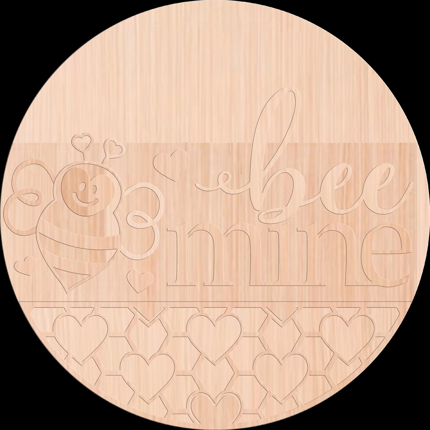 Bee Mine Valentines Door Hanger DiY