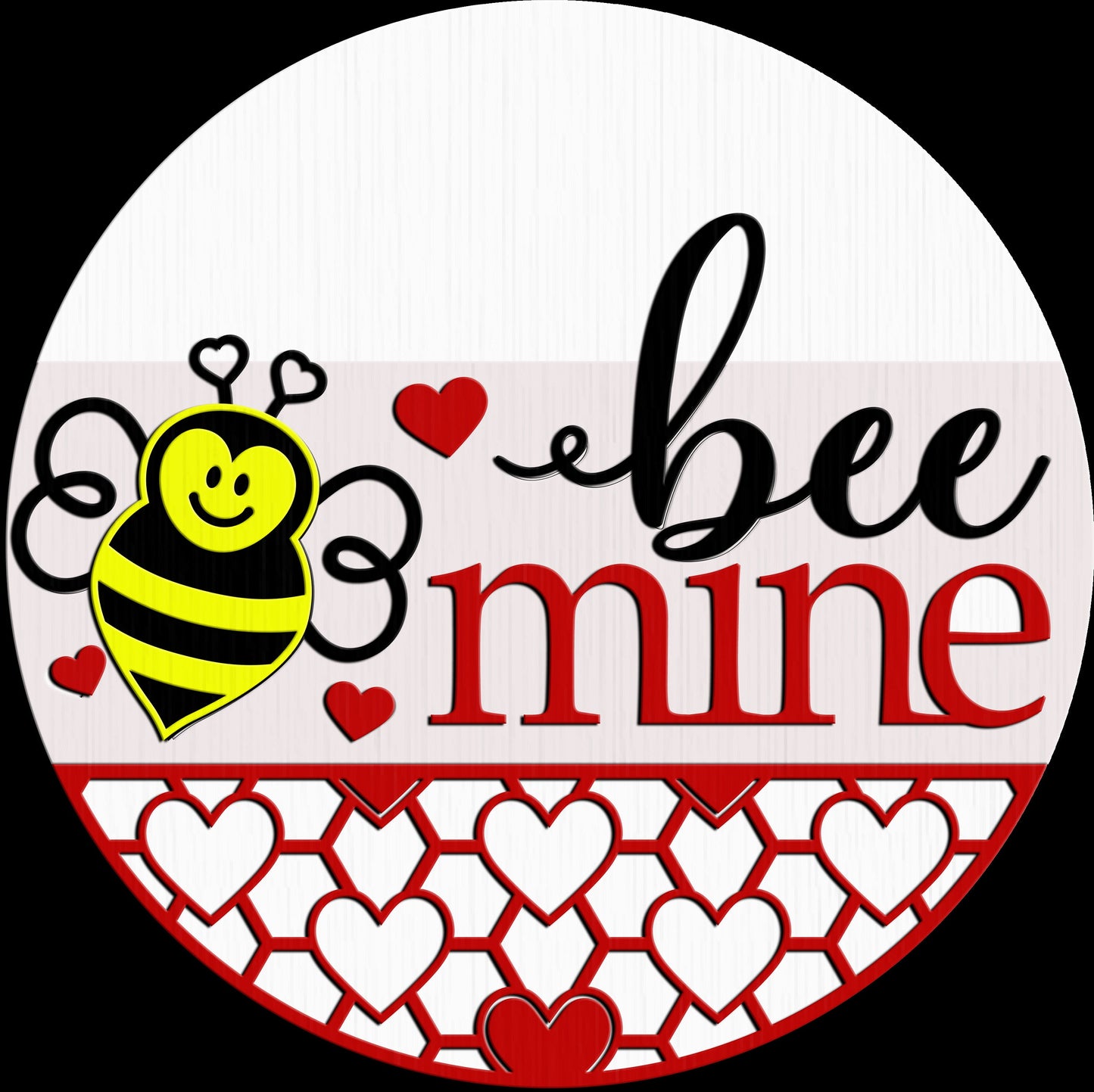 Bee Mine Valentines Door Hanger DiY