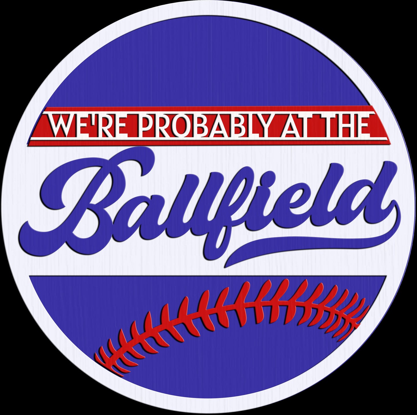 Ballfield Door Hanger DiY | Door Hanger DiY