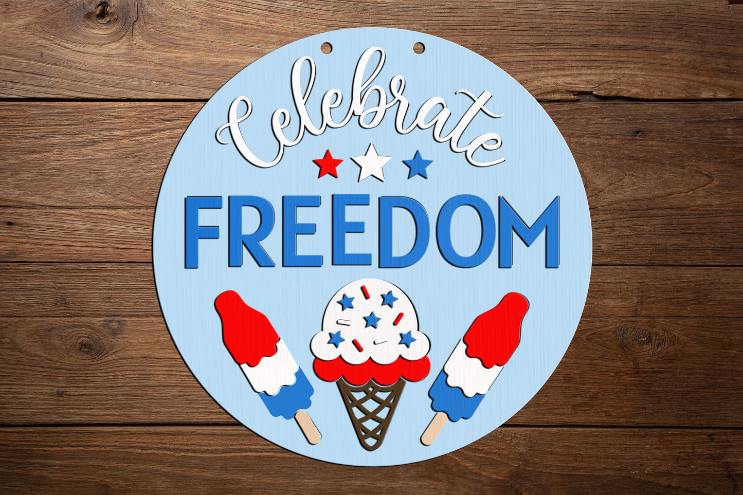Celebrate Freedom Door Hanger DiY