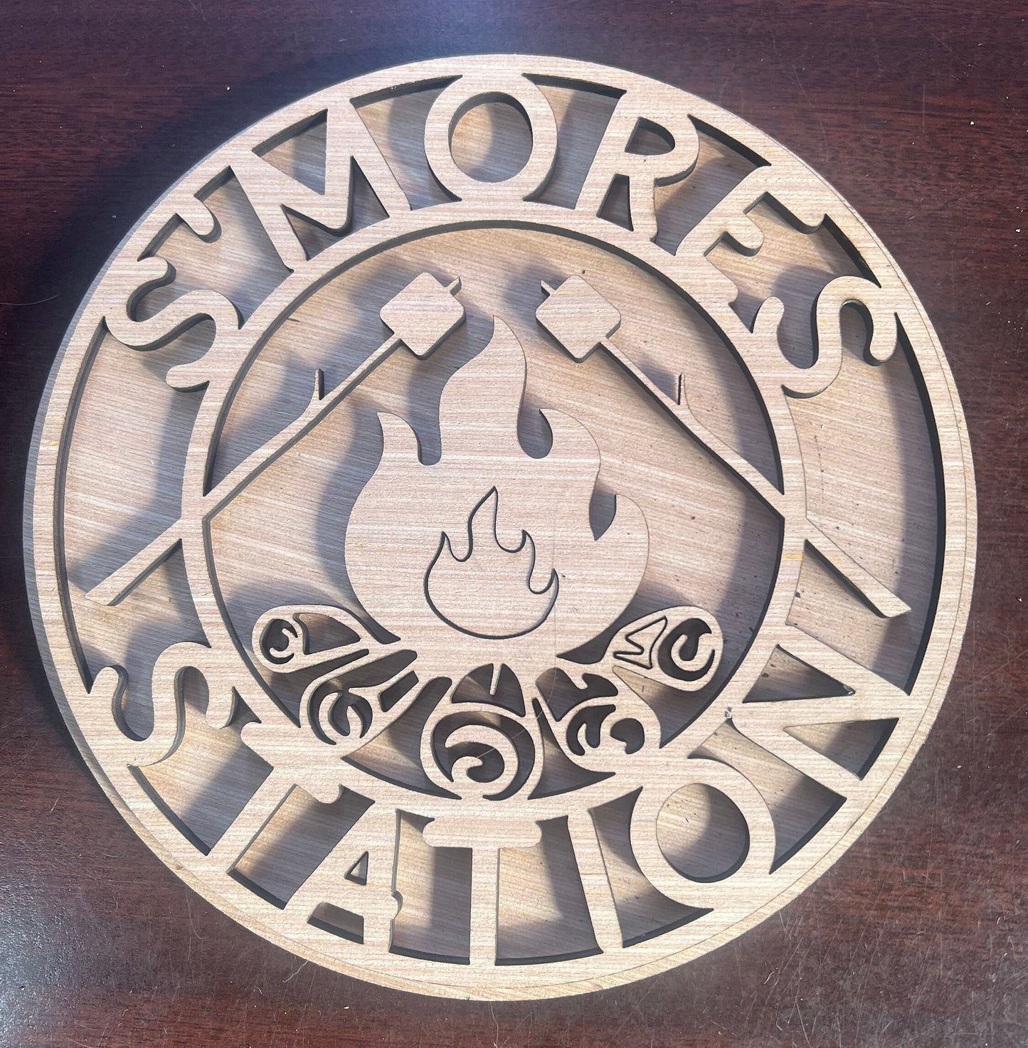 Smores Station Wood Door Hanger DiY