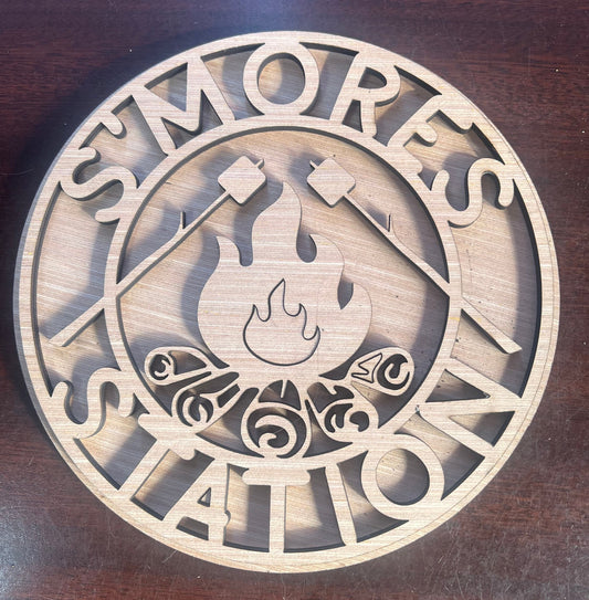 Smores Station Wood Door Hanger DiY