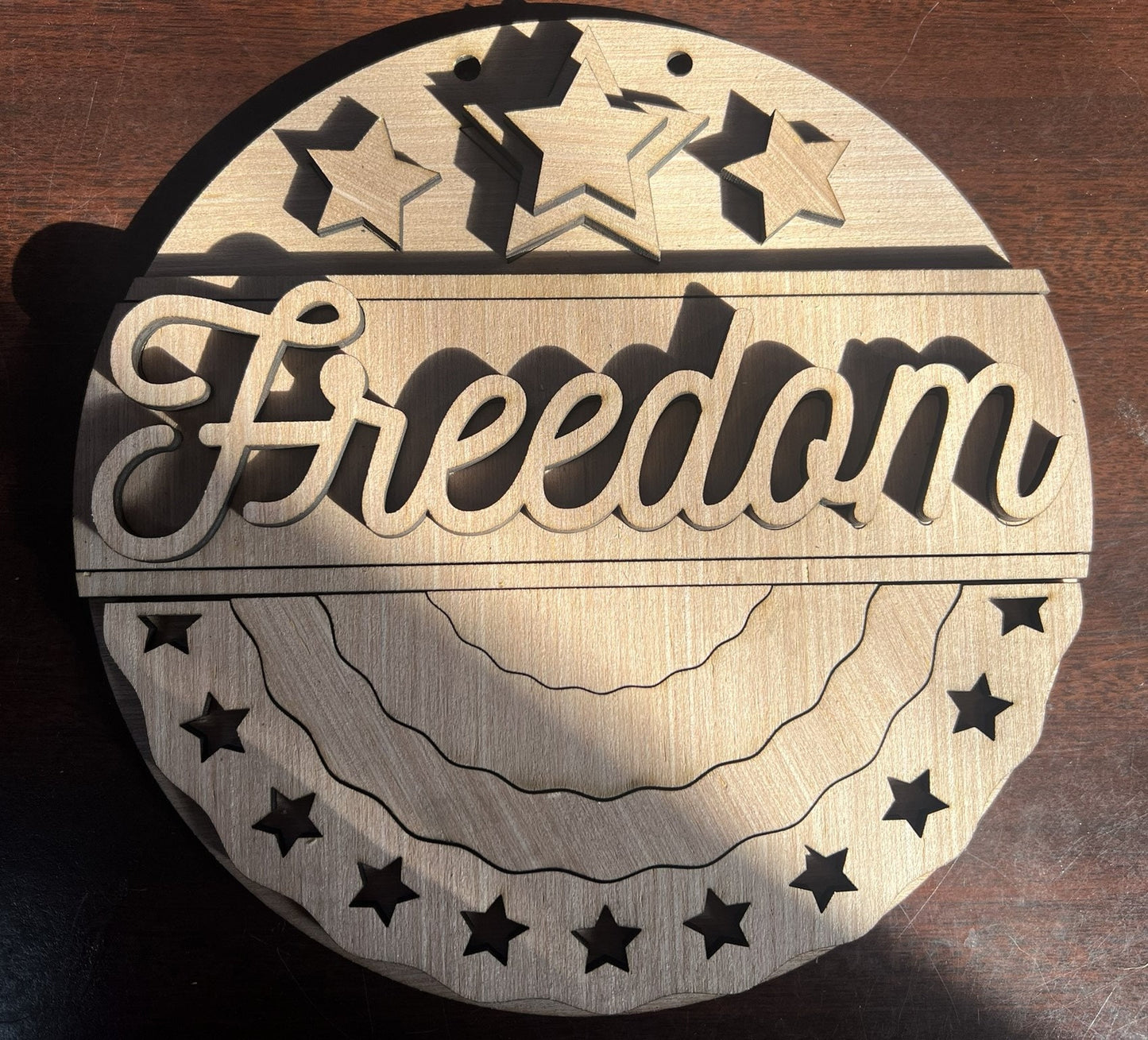 Freedom Wood Door Hanger DiY