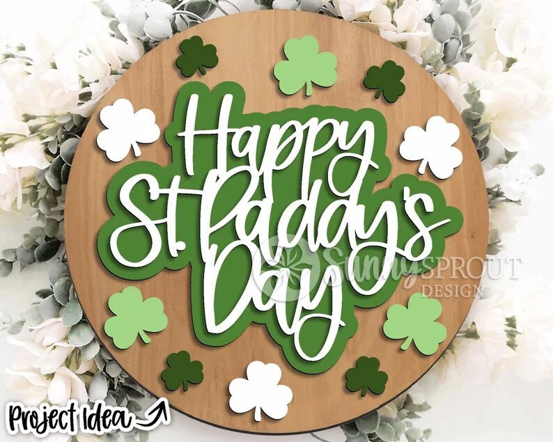 Happy St. Patty's Day Door Hanger DiY