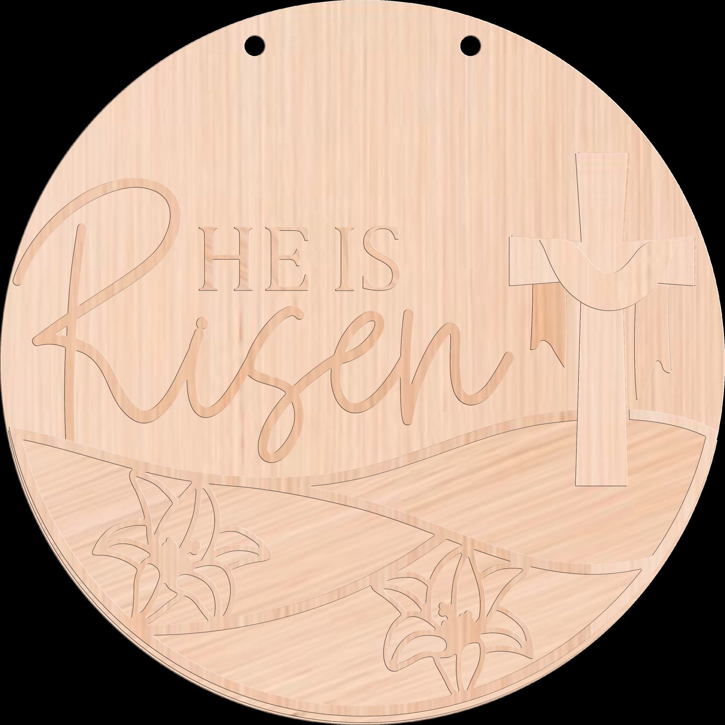 He is Risen Easter Door Hanger DiY