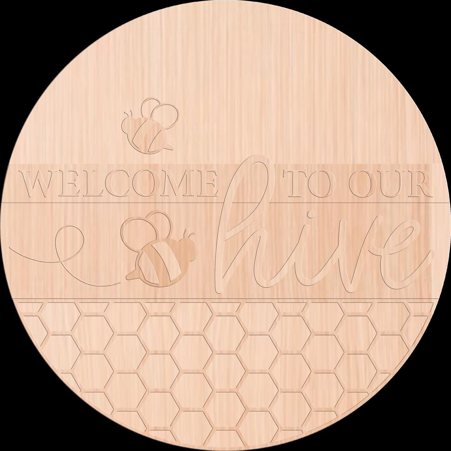 Welcome to our Hive Door Hanger DiY