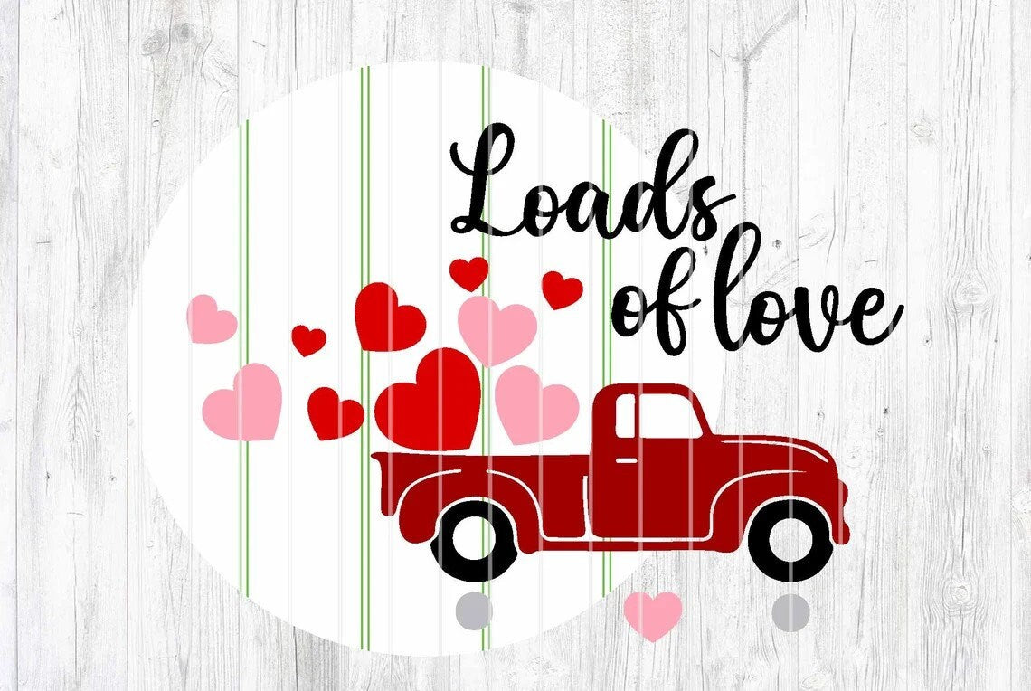 Loads of Love Valentines Wood Door Hanger DiY
