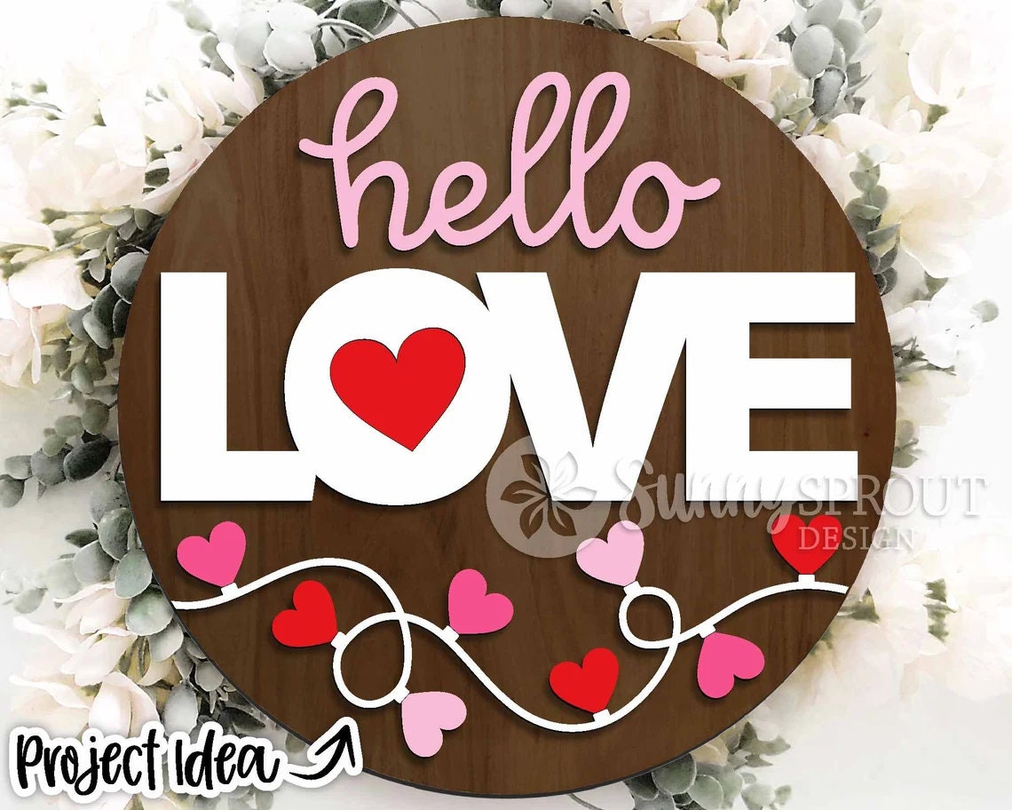 Valentines Door Hanger Kit