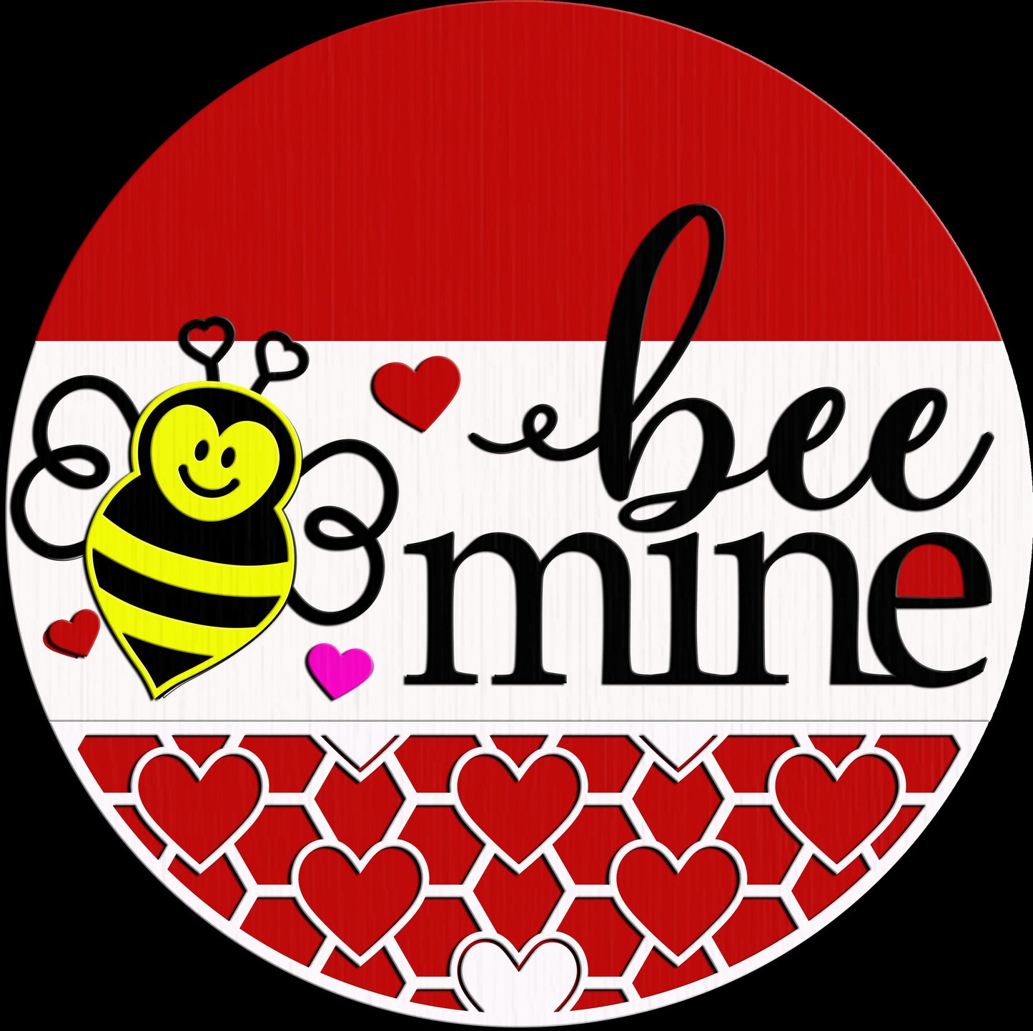Bee Mine Valentines Door Hanger DiY