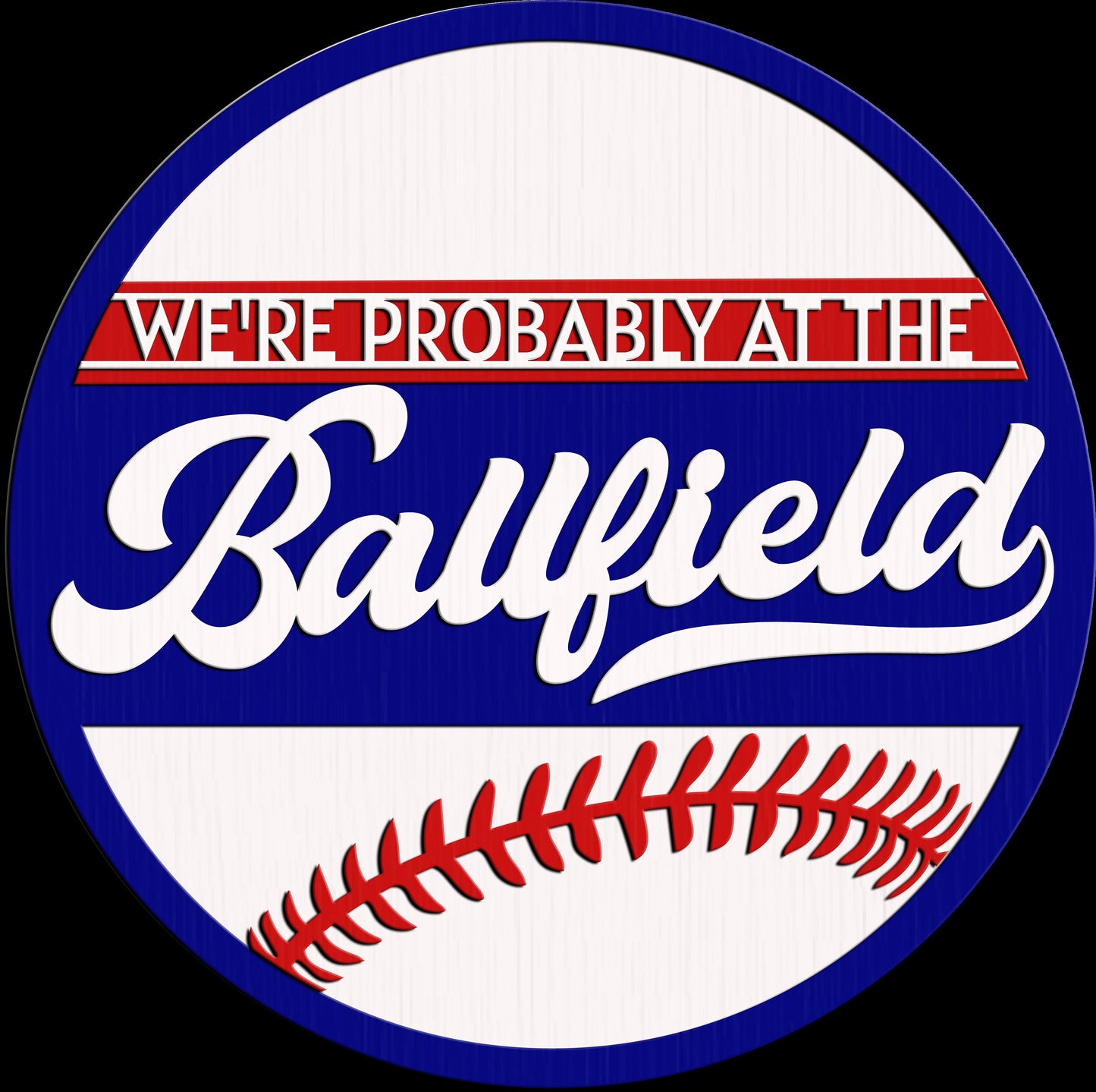 Ballfield Door Hanger DiY | Door Hanger DiY