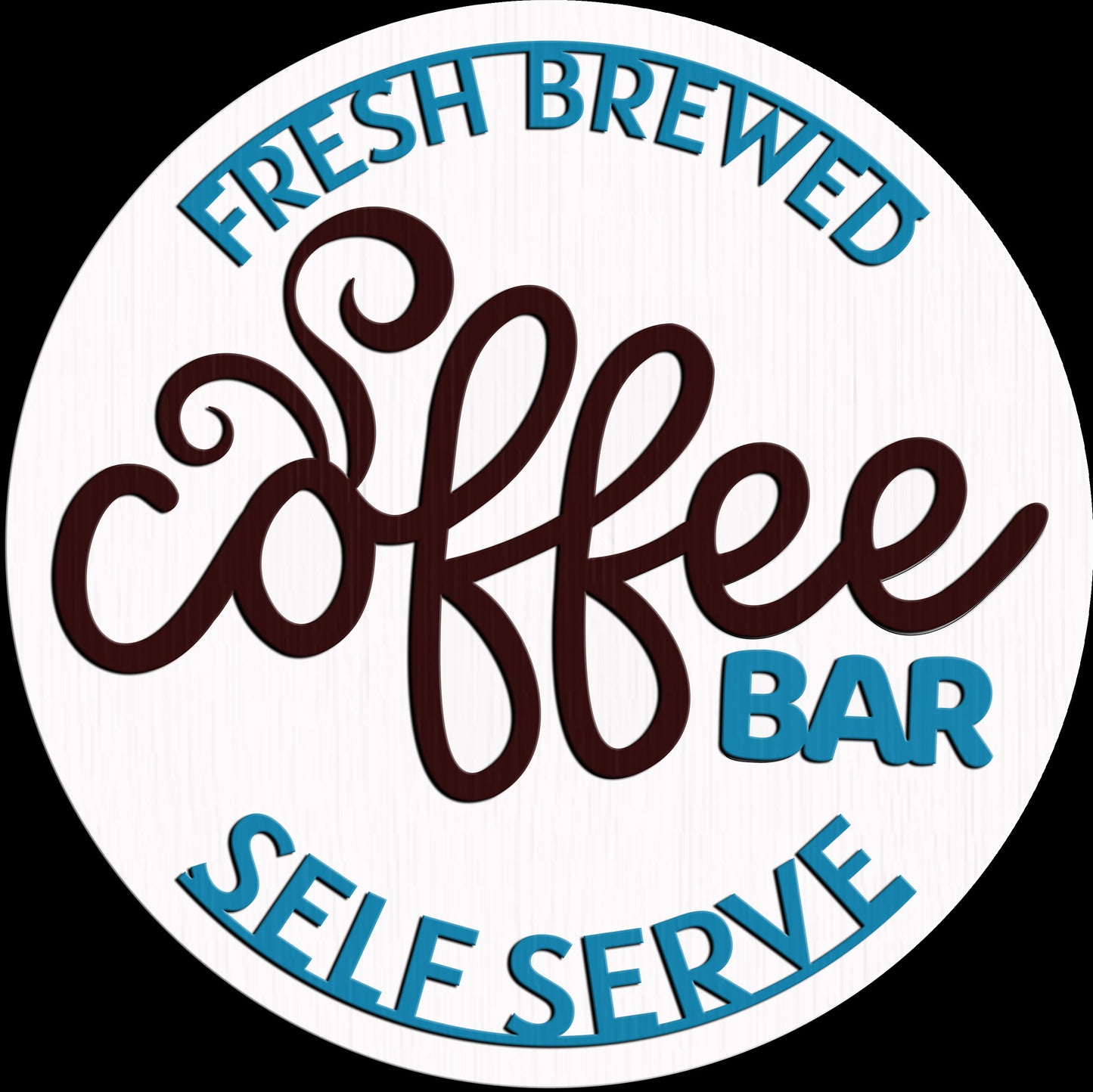 Coffee Bar Wood Door Hanger DiY