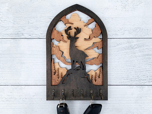 Multilayer Buck Key Holder