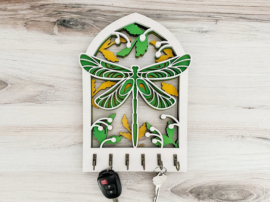Multilayer Dragonfly Key Holder