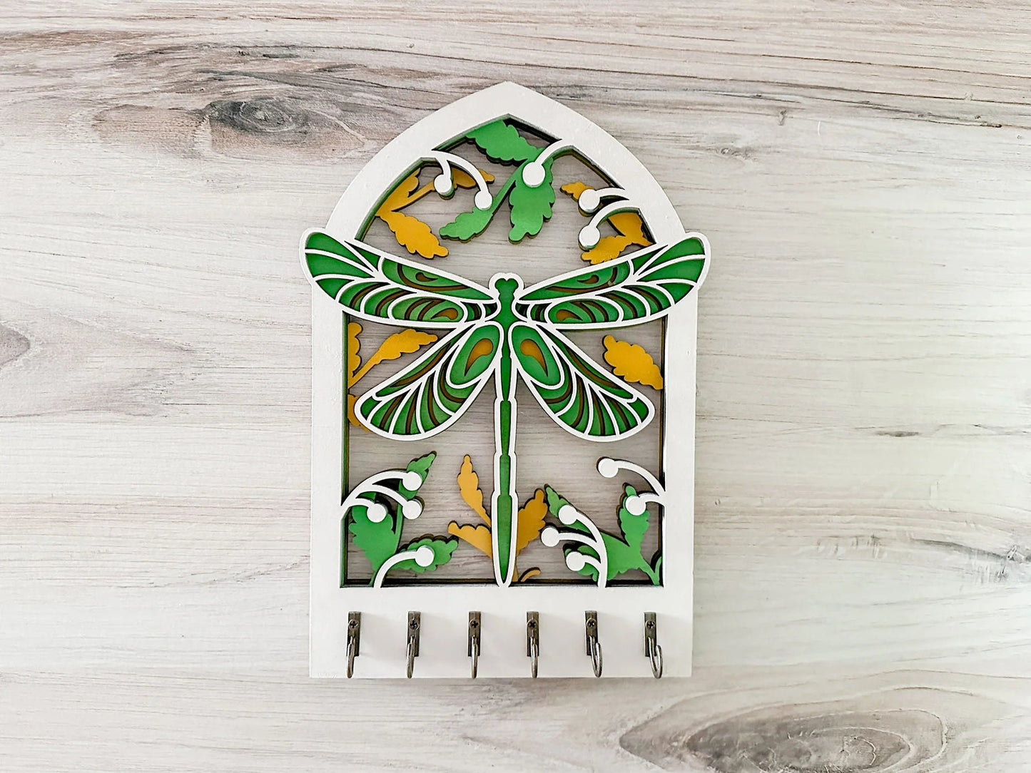Multilayer Dragonfly Key Holder