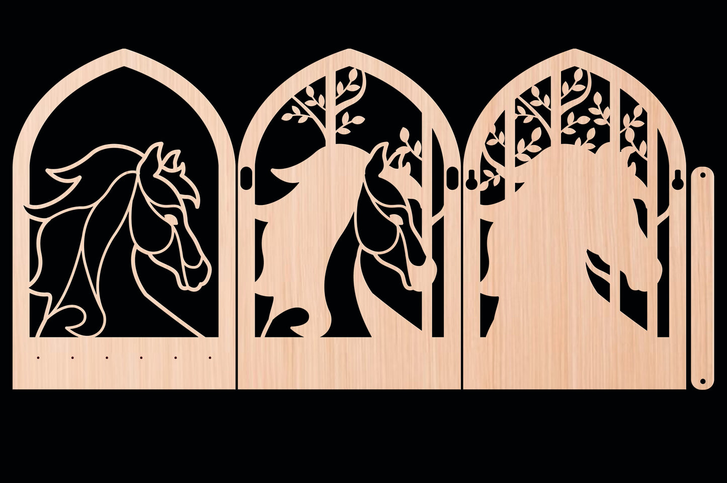 Multilayer Horse Key Holder