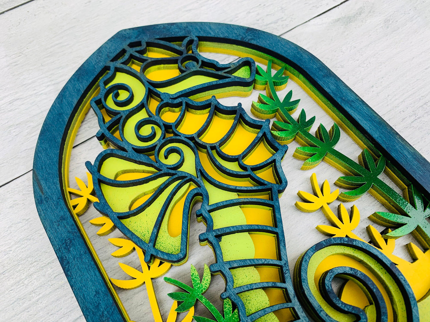 Multilayer Seahorse Key Holder
