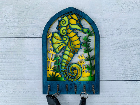 Multilayer Seahorse Key Holder