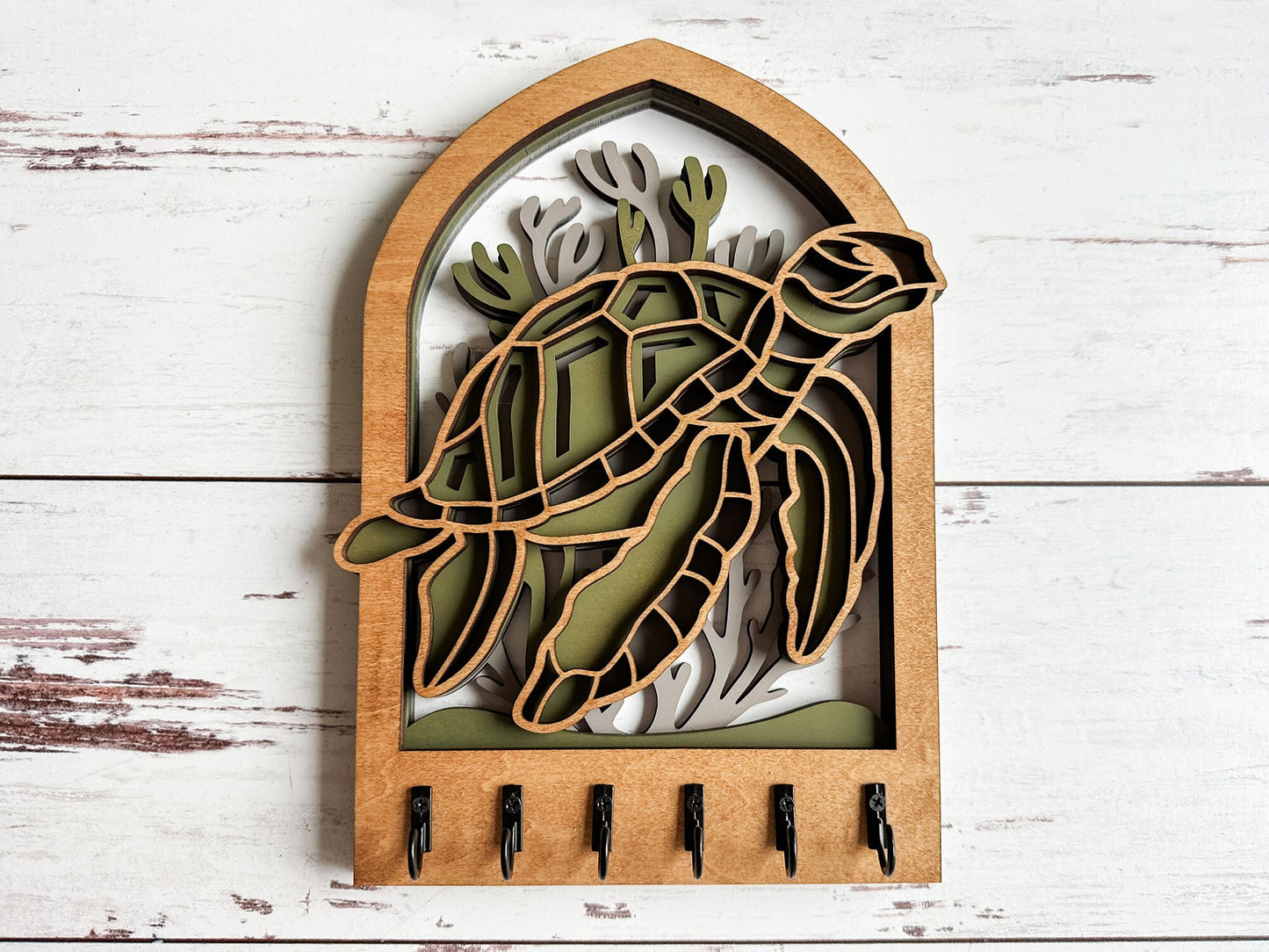 Multilayer Turtle Key Holder