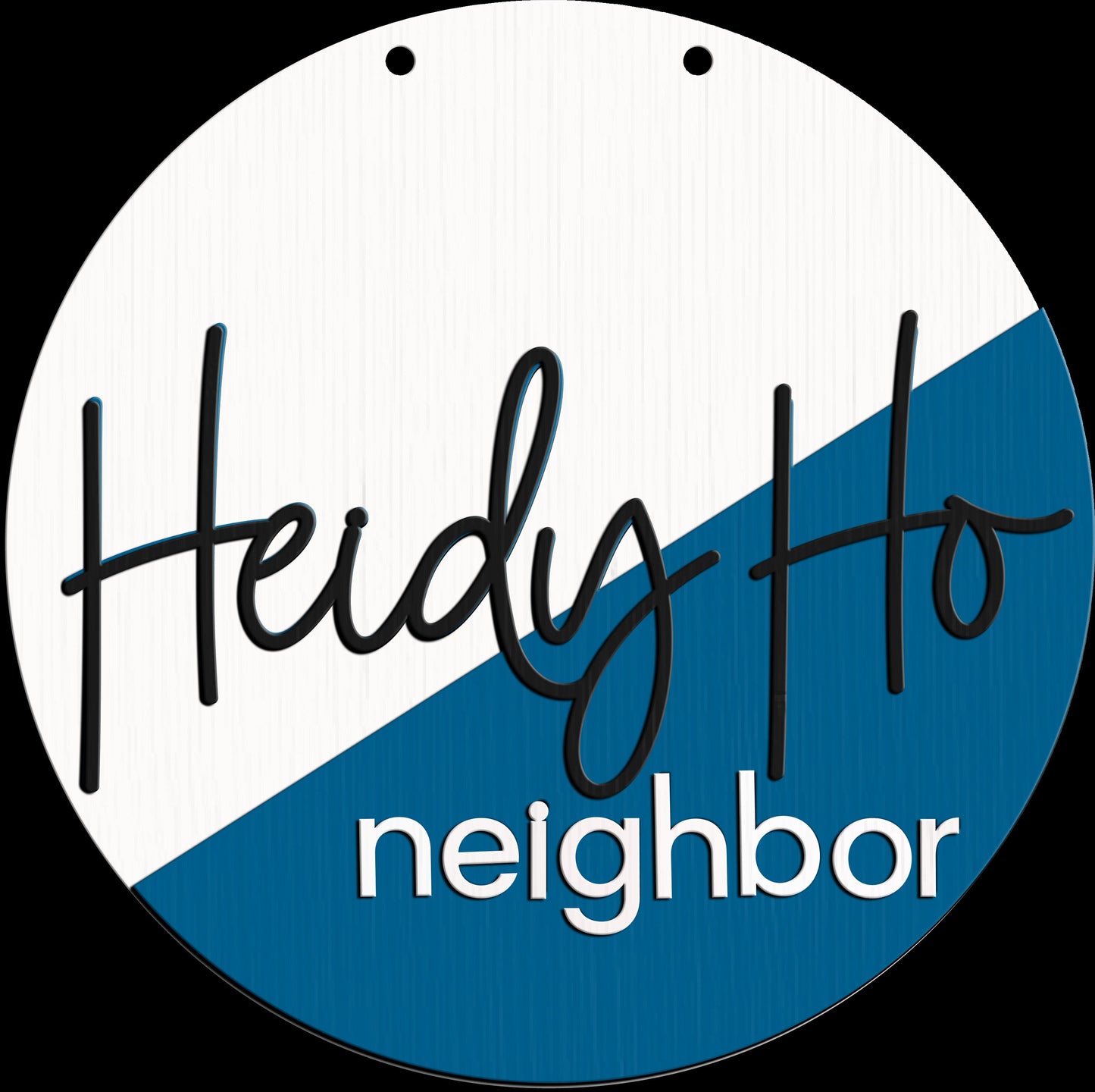 Heidy Ho Neighbor Door Hanger DiY