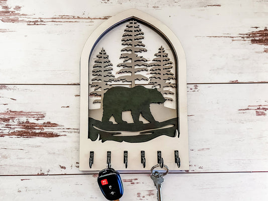 Multilayer Bear Key Holder