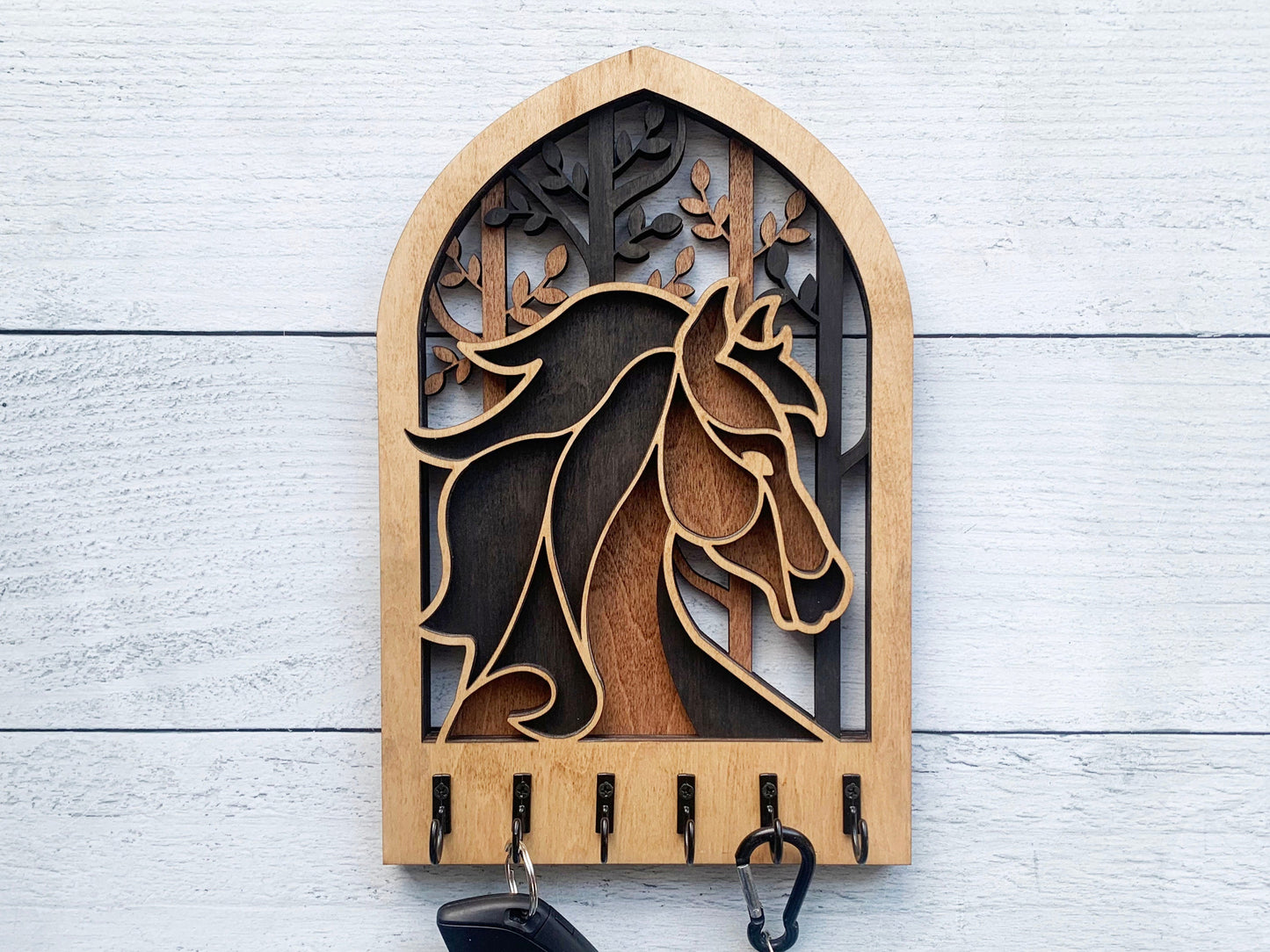 Multilayer Horse Key Holder