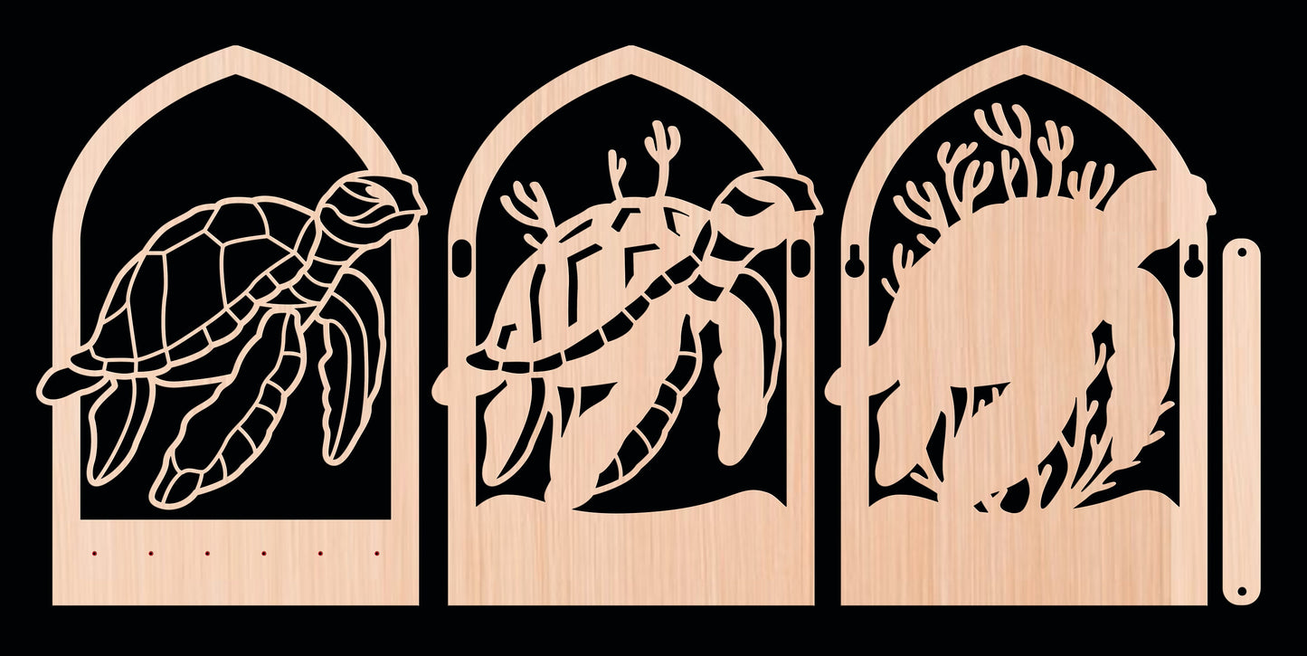 Multilayer Turtle Key Holder
