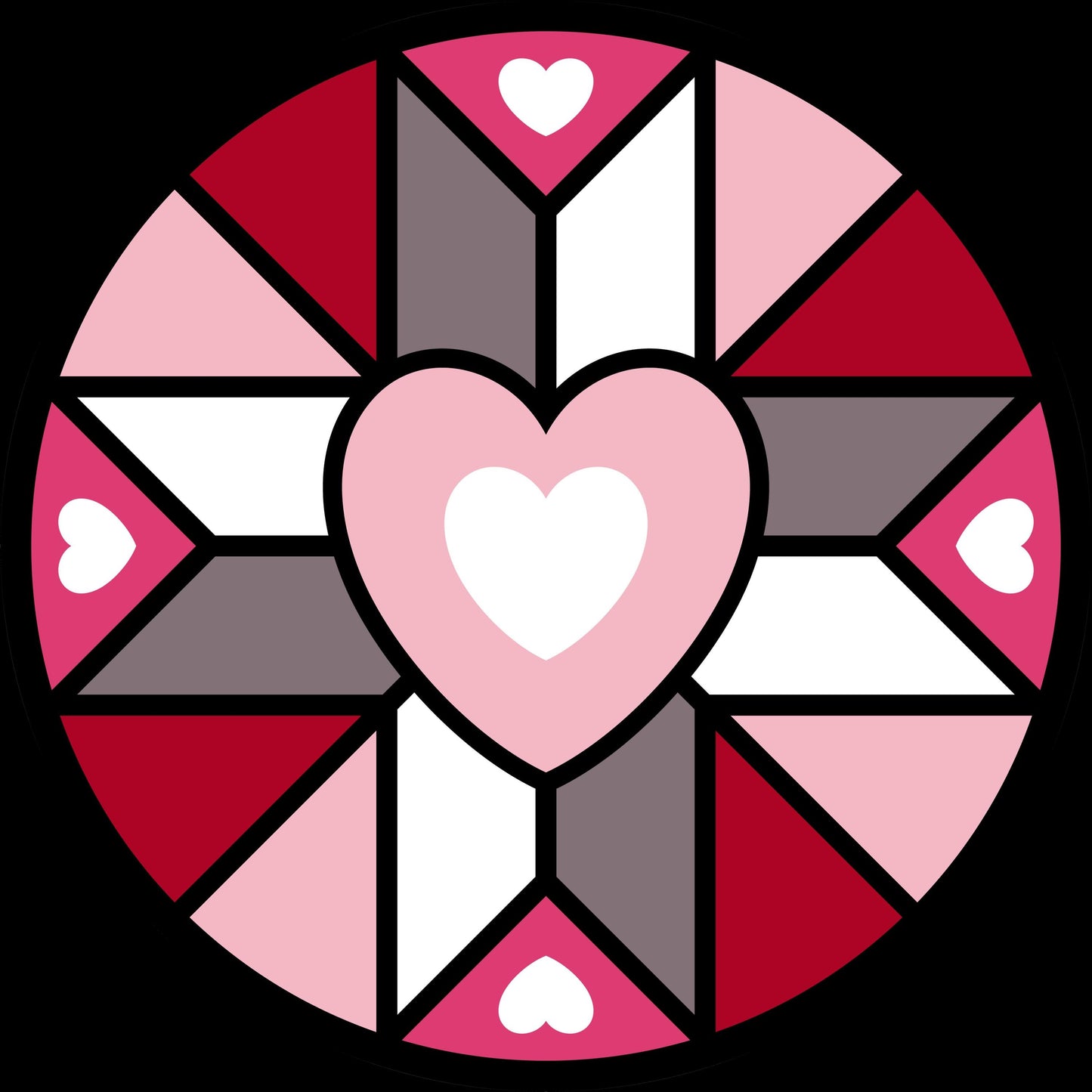 Valentine Heart Quilt Door Hanger DiY