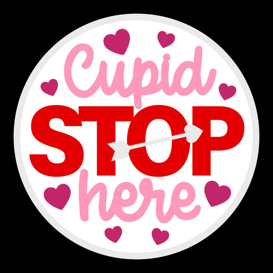Cupid Stop Here Door Hanger DiY
