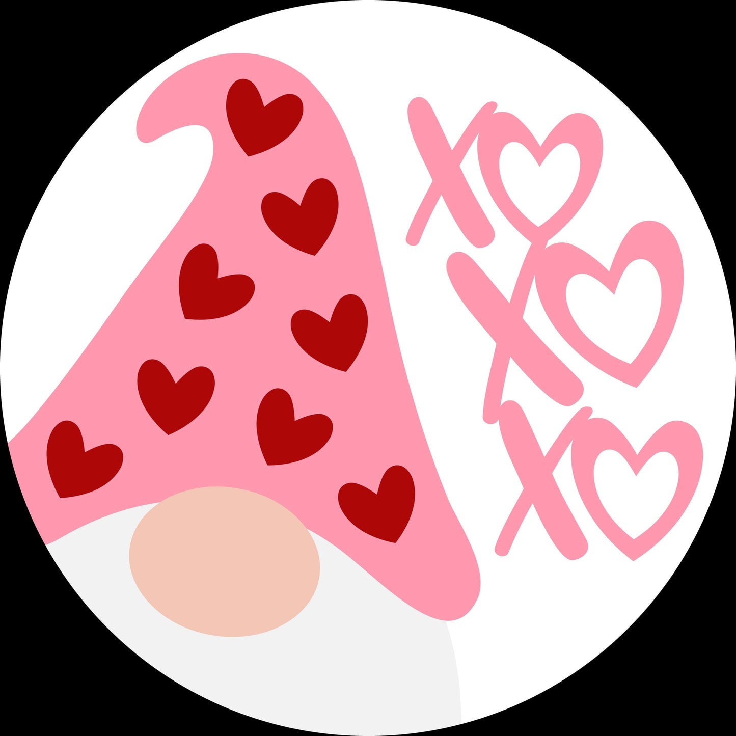 XOXO Gnome Face Door Hanger DiY
