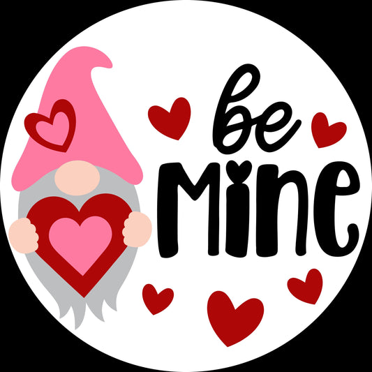 Be Mine Gnome Heart Door Hanger DiY
