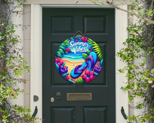 Summer Vibes Door Hanger
