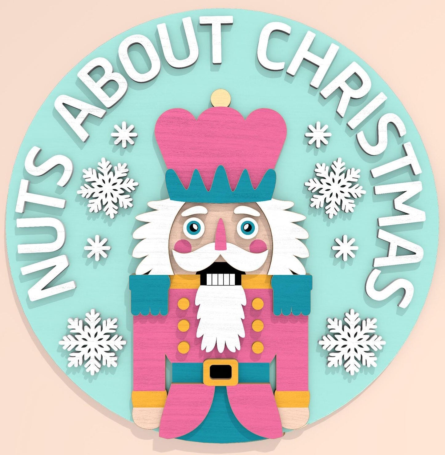 Christmas- Nuts About Christmas Nutcracker Door Hanger DiY