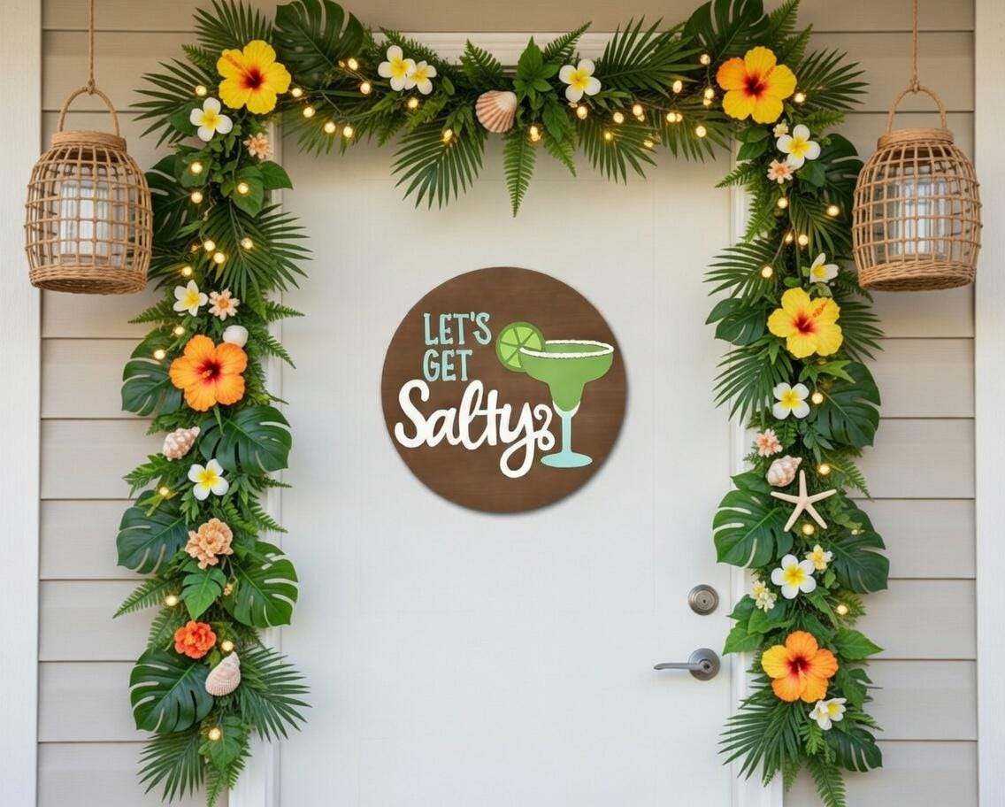 Let's Get Salty Door Hanger DiY