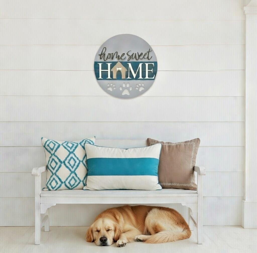 Home Sweet Dog House Door Hanger DiY