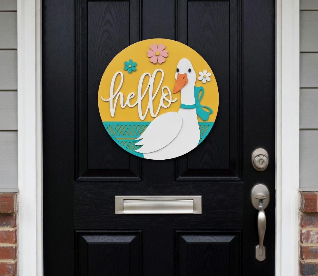 Hello Goose Sunshine Door Hanger DIY