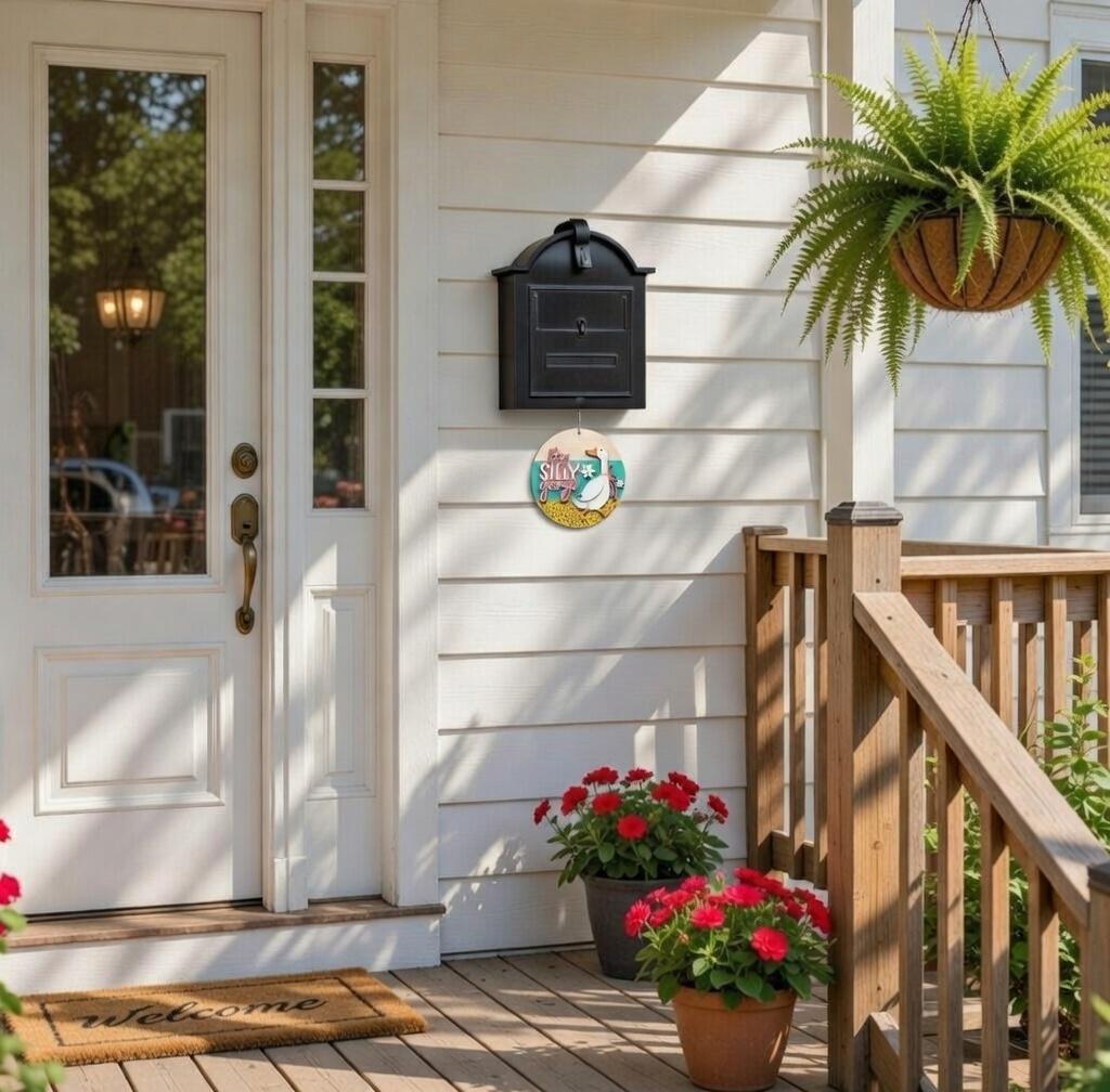 Hey Silly Goose Door Hanger DiY