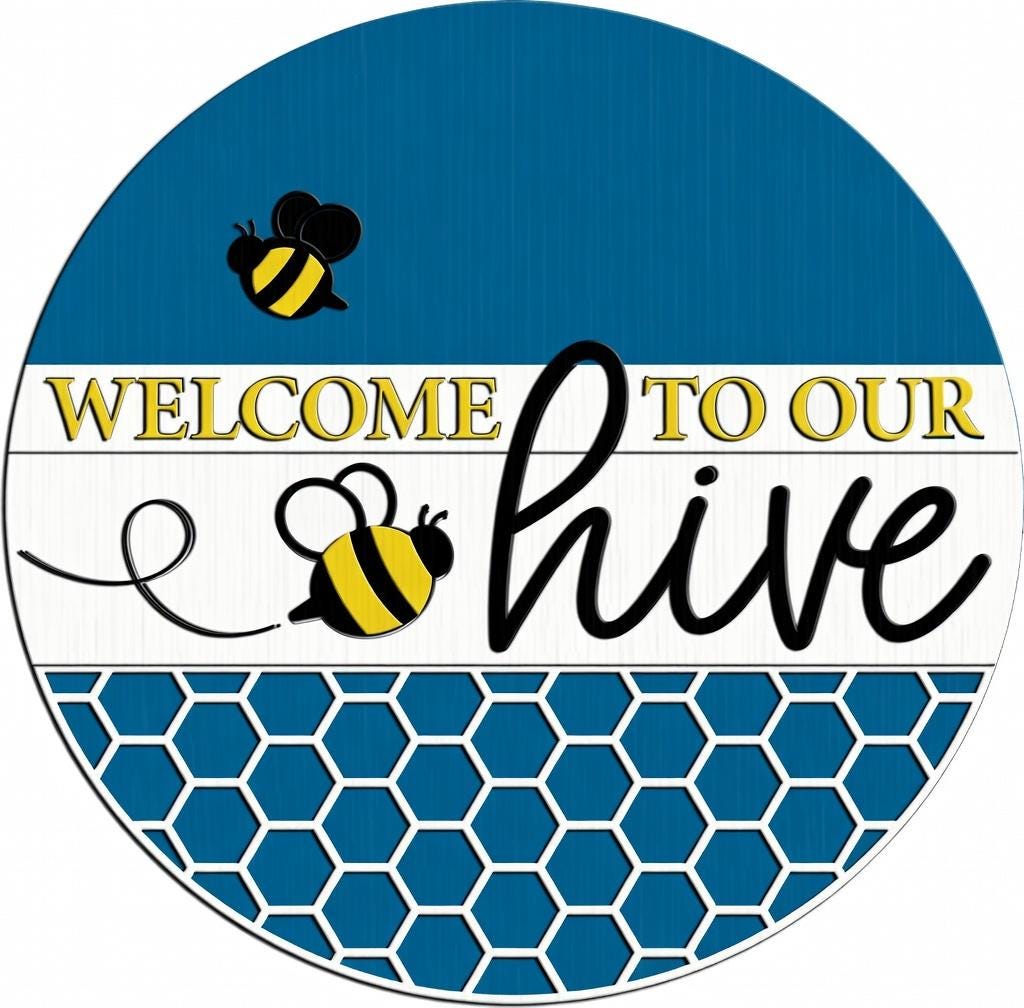 Welcome to our Hive Door Hanger DiY