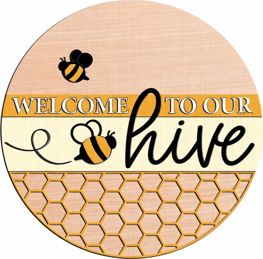 Welcome to our Hive Door Hanger DiY