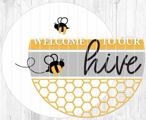 Welcome to our Hive Door Hanger DiY