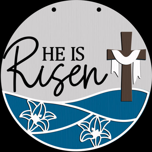 He is Risen Easter Door Hanger DiY