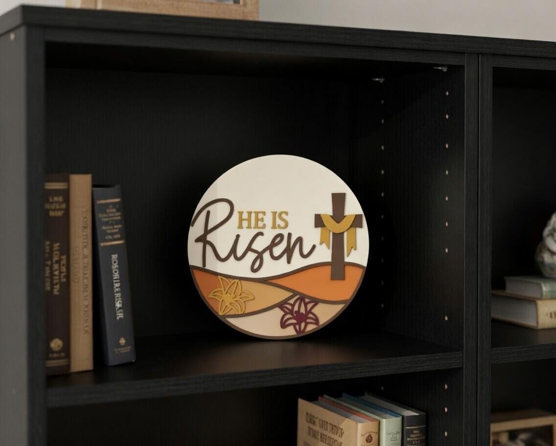 He is Risen Easter Door Hanger DiY