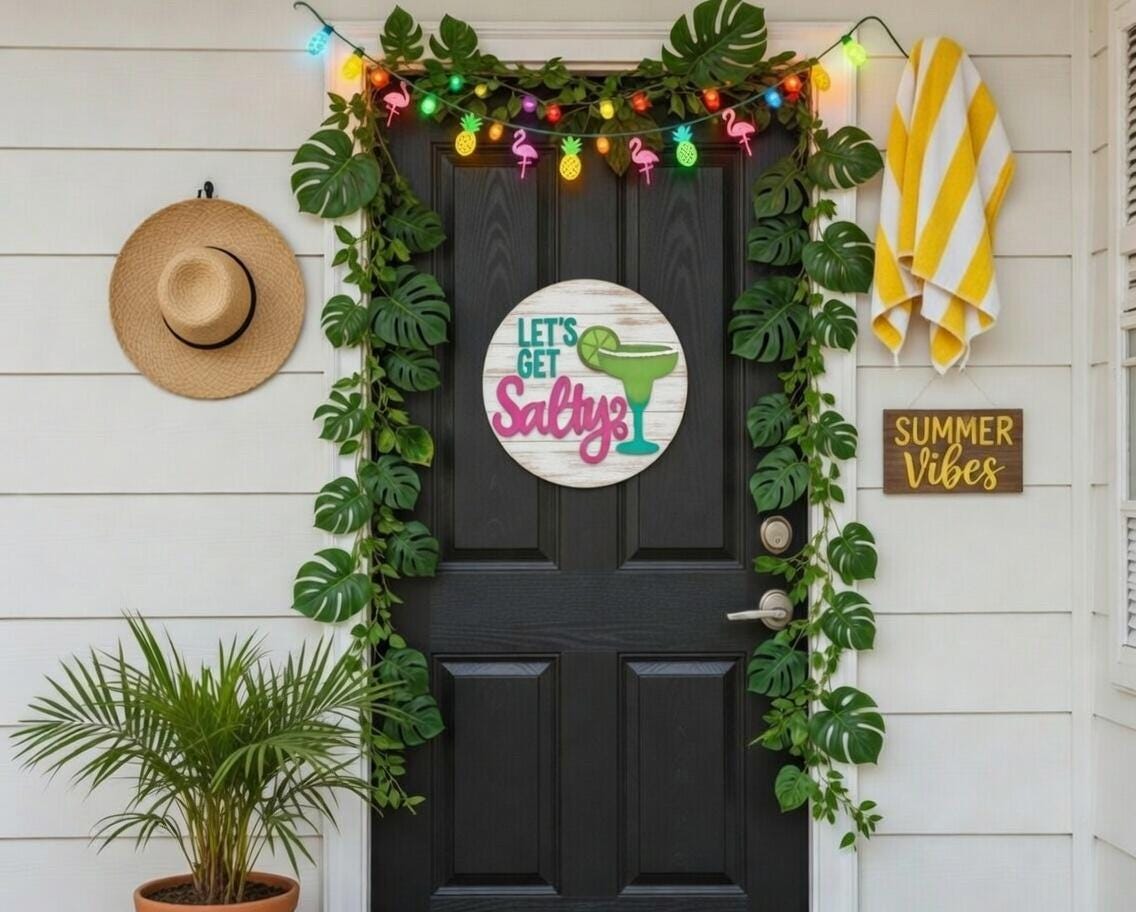 Let's Get Salty Door Hanger DiY