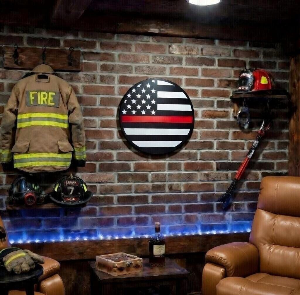 American - First Responders Flag Door Hanger DiY