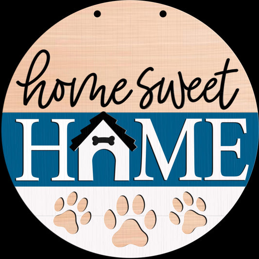 Home Sweet Dog House Door Hanger DiY