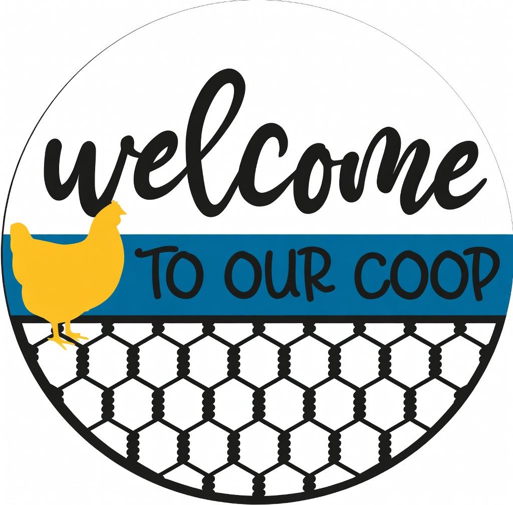 Welcome to our Coop Door Hanger DiY