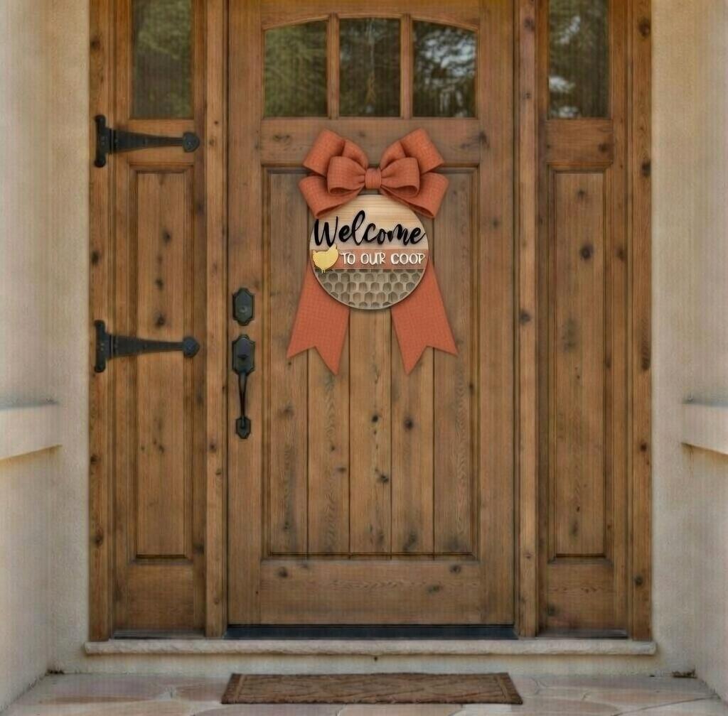 Welcome to our Coop Door Hanger DiY
