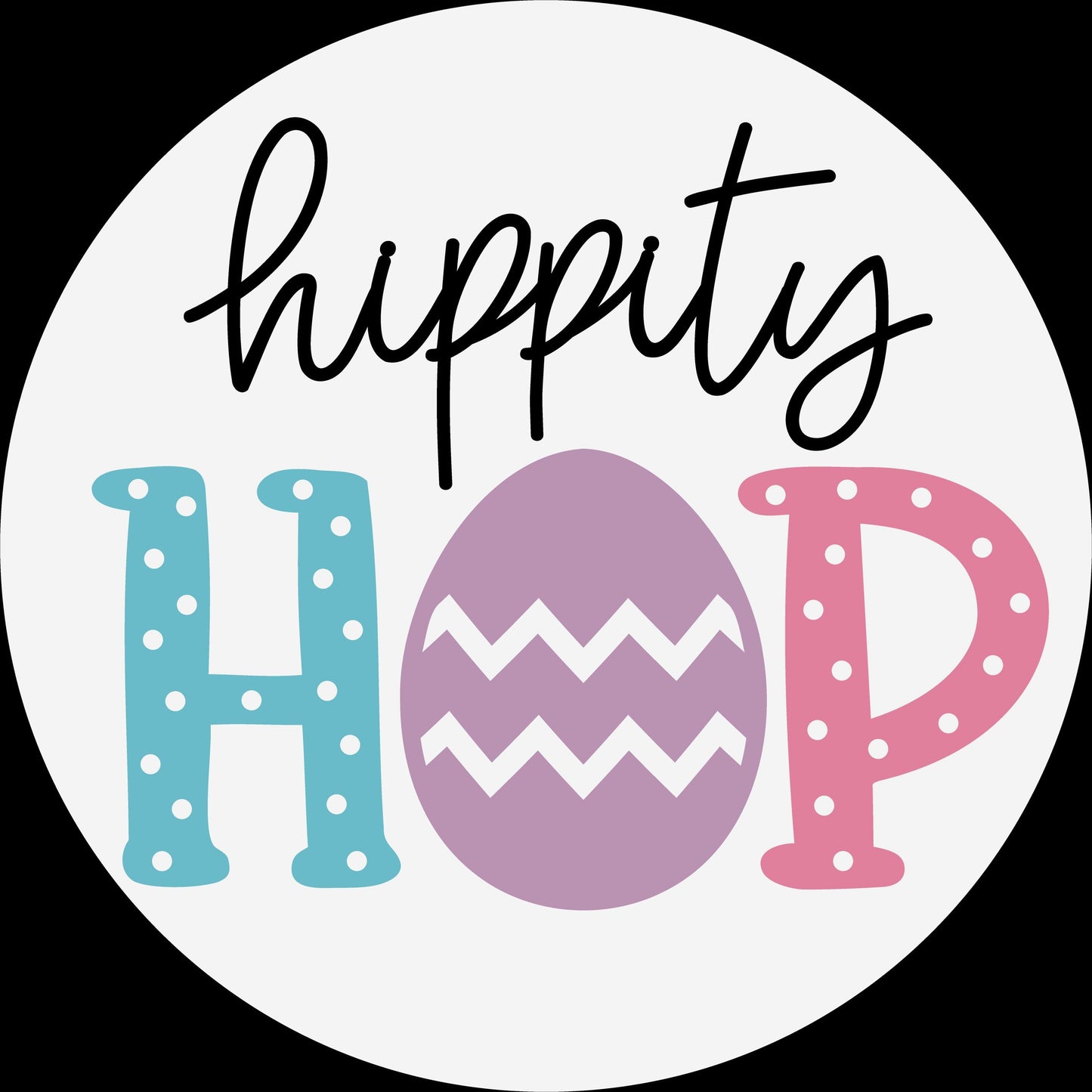 Hippity Hop Easter Door Hanger DiY